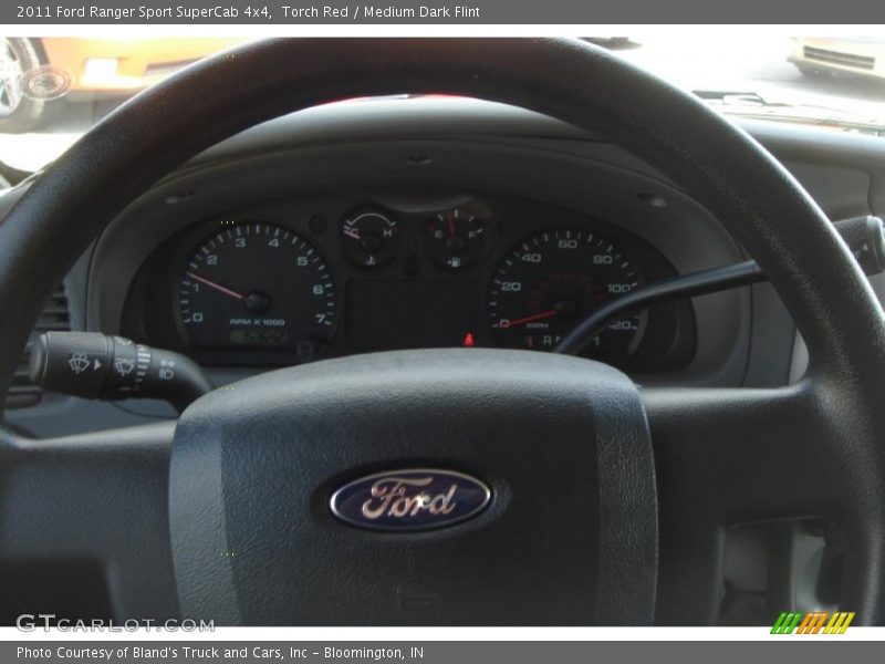 Torch Red / Medium Dark Flint 2011 Ford Ranger Sport SuperCab 4x4
