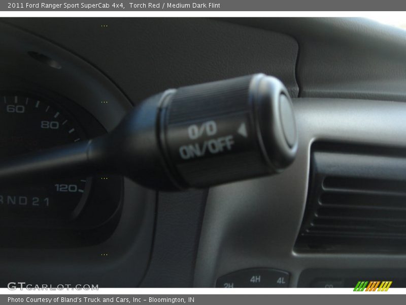 Torch Red / Medium Dark Flint 2011 Ford Ranger Sport SuperCab 4x4