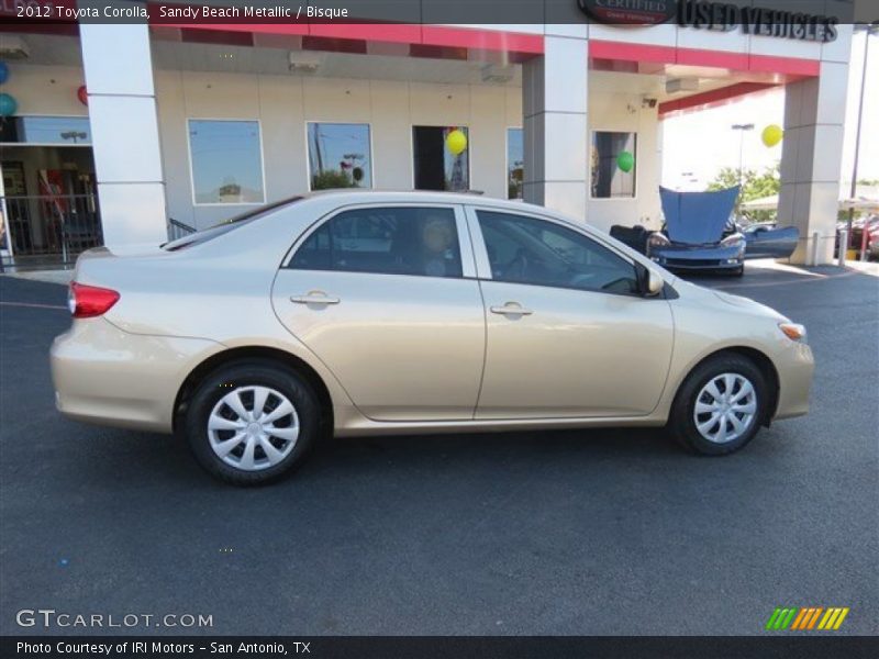 Sandy Beach Metallic / Bisque 2012 Toyota Corolla