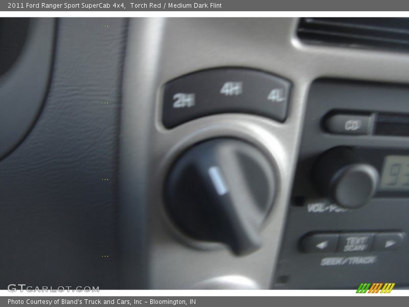 Torch Red / Medium Dark Flint 2011 Ford Ranger Sport SuperCab 4x4