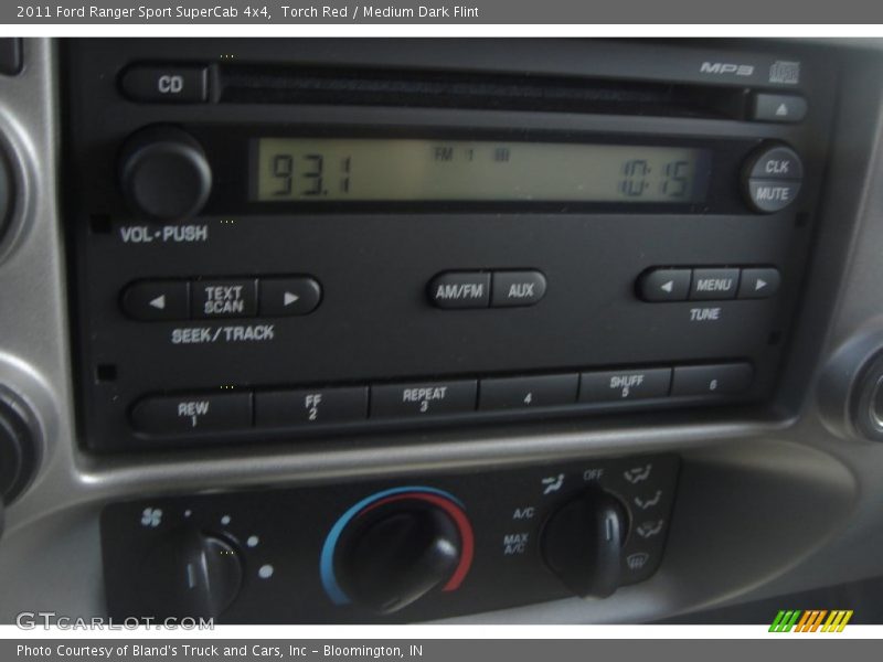 Torch Red / Medium Dark Flint 2011 Ford Ranger Sport SuperCab 4x4