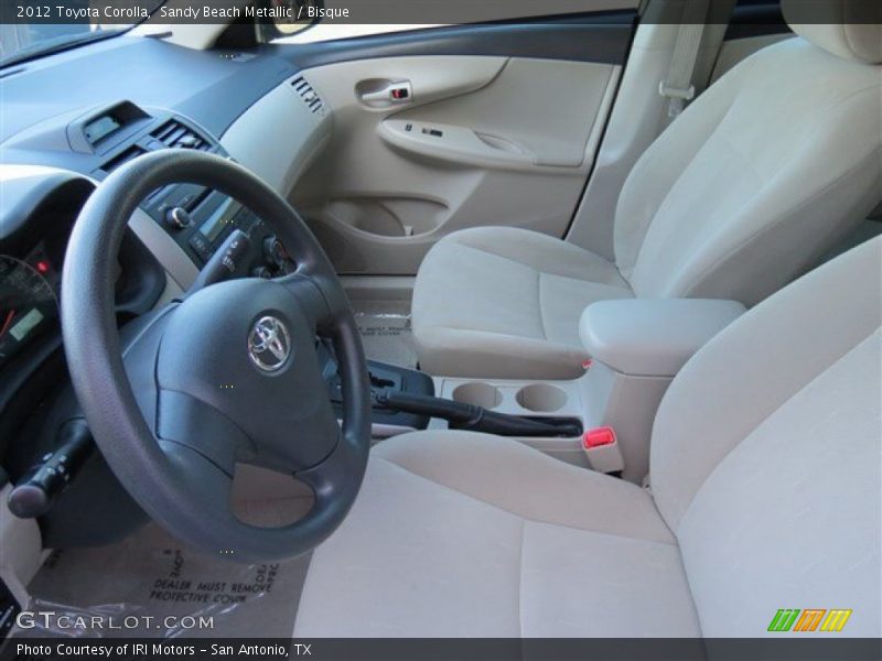 Sandy Beach Metallic / Bisque 2012 Toyota Corolla