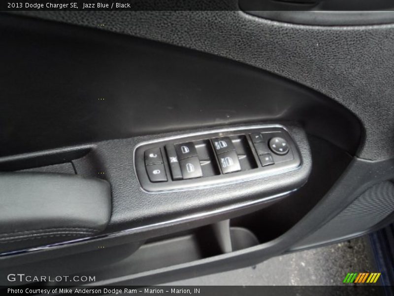 Jazz Blue / Black 2013 Dodge Charger SE