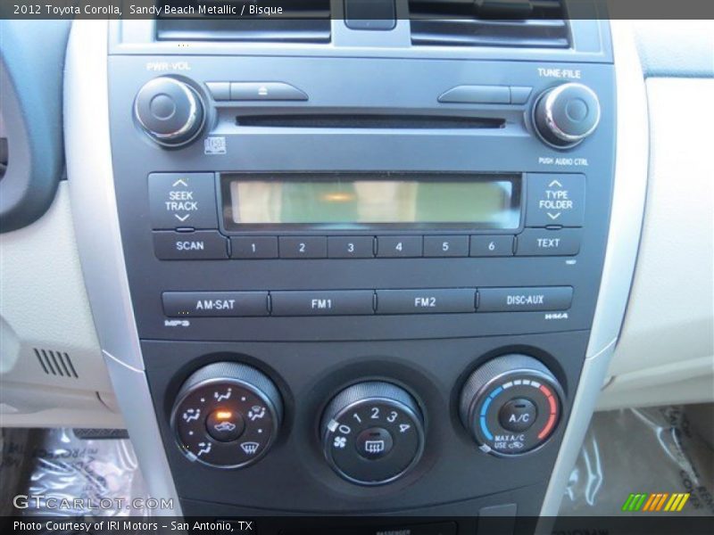 Sandy Beach Metallic / Bisque 2012 Toyota Corolla