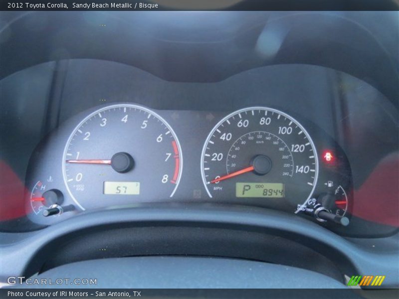 Sandy Beach Metallic / Bisque 2012 Toyota Corolla