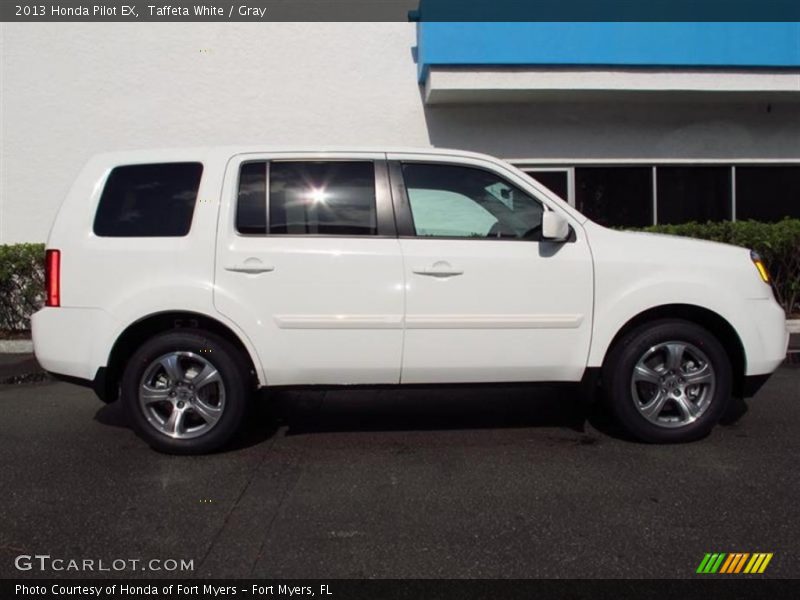 Taffeta White / Gray 2013 Honda Pilot EX