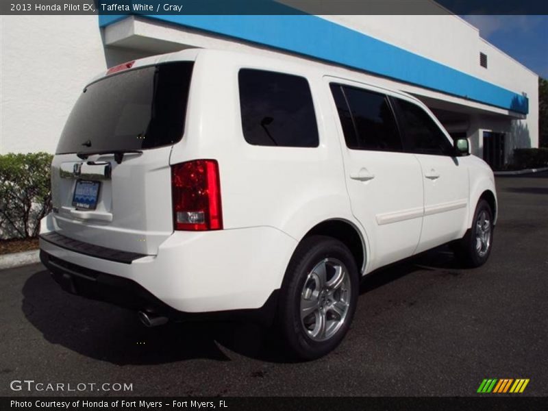 Taffeta White / Gray 2013 Honda Pilot EX