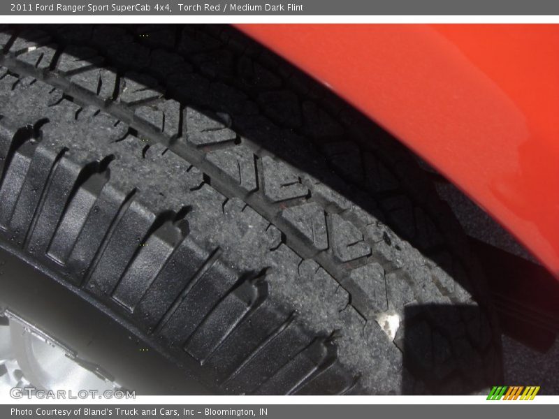 Torch Red / Medium Dark Flint 2011 Ford Ranger Sport SuperCab 4x4