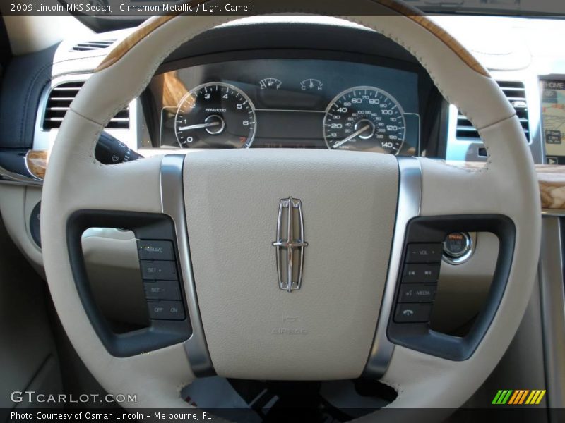 Cinnamon Metallic / Light Camel 2009 Lincoln MKS Sedan