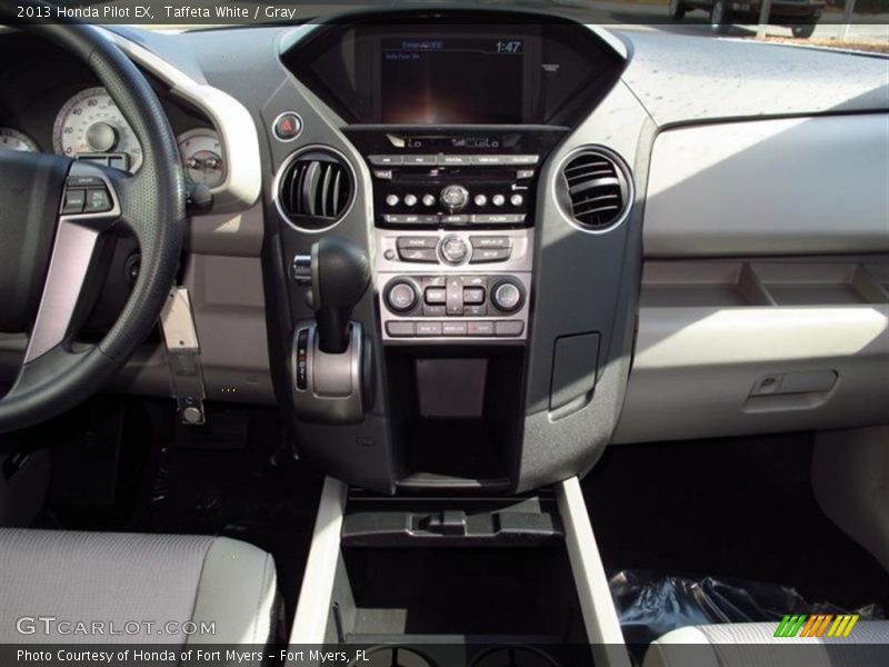 Taffeta White / Gray 2013 Honda Pilot EX