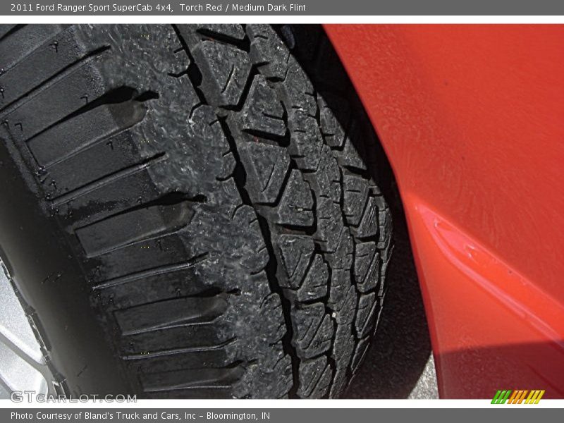 Torch Red / Medium Dark Flint 2011 Ford Ranger Sport SuperCab 4x4