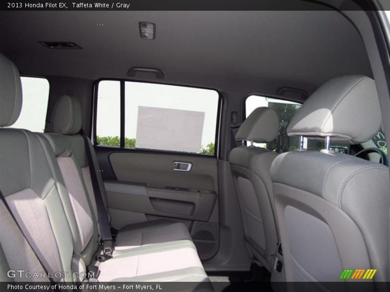 Taffeta White / Gray 2013 Honda Pilot EX