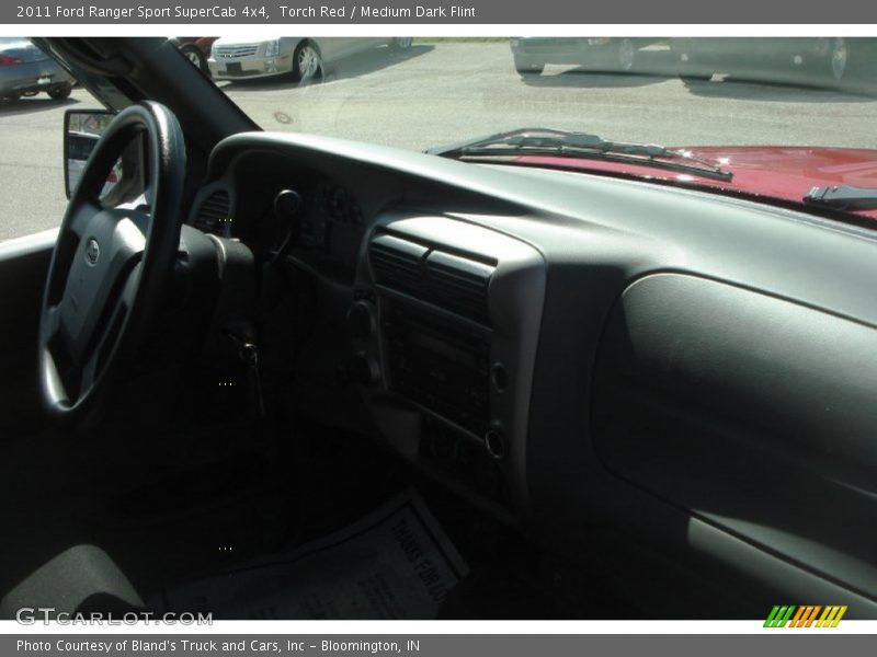 Torch Red / Medium Dark Flint 2011 Ford Ranger Sport SuperCab 4x4