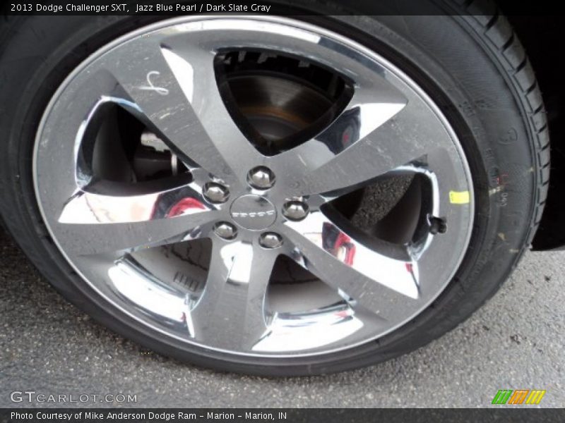 Jazz Blue Pearl / Dark Slate Gray 2013 Dodge Challenger SXT