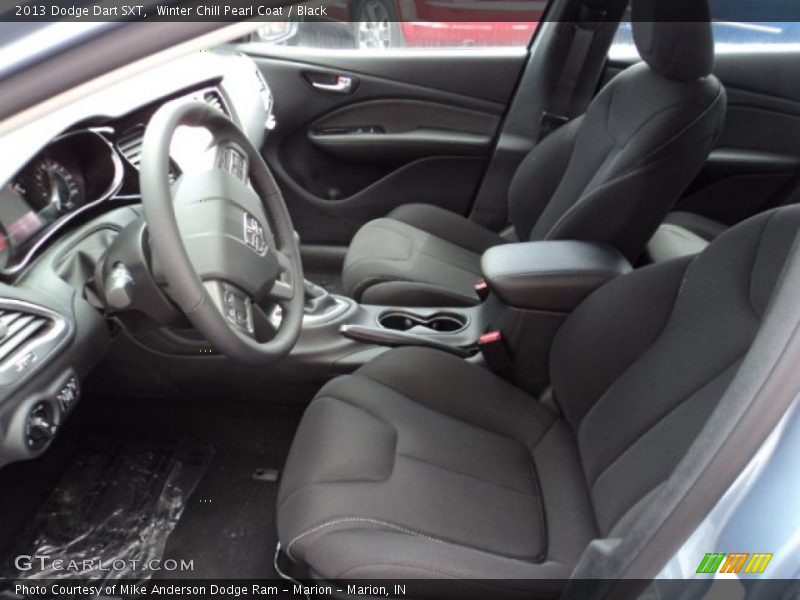  2013 Dart SXT Black Interior