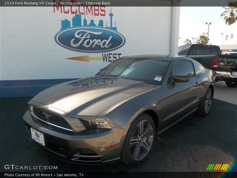 Sterling Gray / Charcoal Black 2014 Ford Mustang V6 Coupe