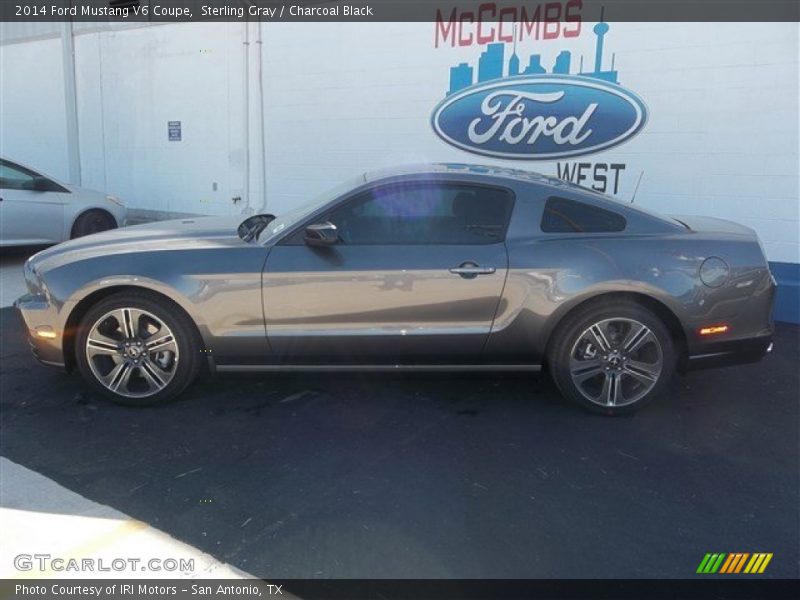 Sterling Gray / Charcoal Black 2014 Ford Mustang V6 Coupe