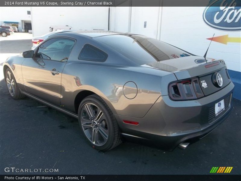 Sterling Gray / Charcoal Black 2014 Ford Mustang V6 Coupe