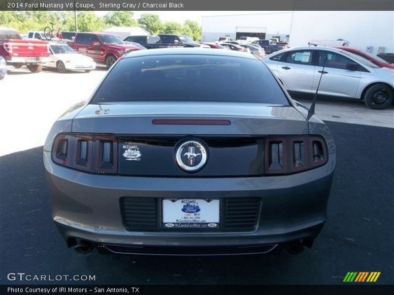 Sterling Gray / Charcoal Black 2014 Ford Mustang V6 Coupe