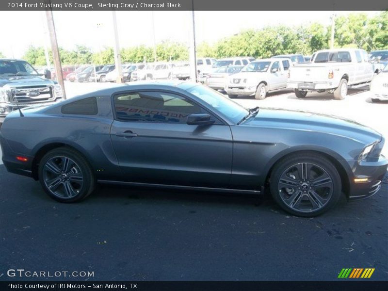 Sterling Gray / Charcoal Black 2014 Ford Mustang V6 Coupe