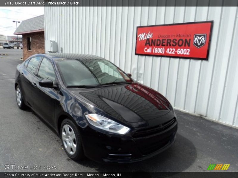 Pitch Black / Black 2013 Dodge Dart Aero