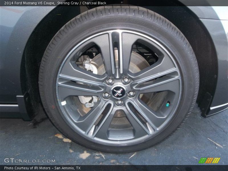 Sterling Gray / Charcoal Black 2014 Ford Mustang V6 Coupe