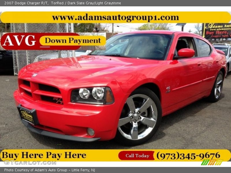 TorRed / Dark Slate Gray/Light Graystone 2007 Dodge Charger R/T