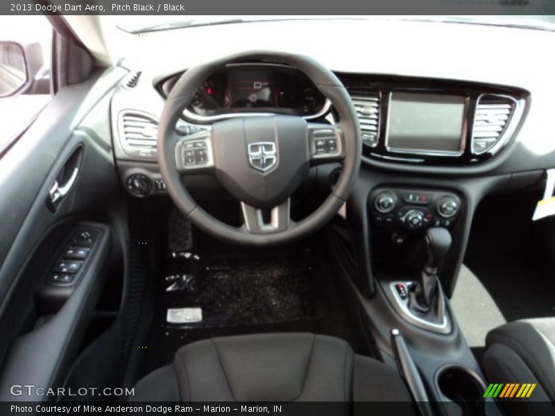 Pitch Black / Black 2013 Dodge Dart Aero