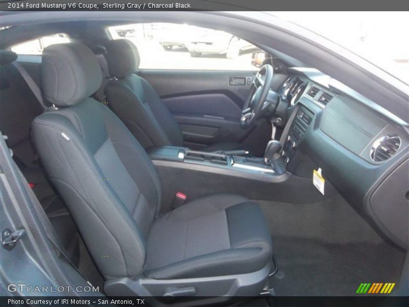 Sterling Gray / Charcoal Black 2014 Ford Mustang V6 Coupe