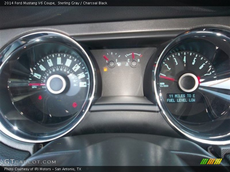 Sterling Gray / Charcoal Black 2014 Ford Mustang V6 Coupe