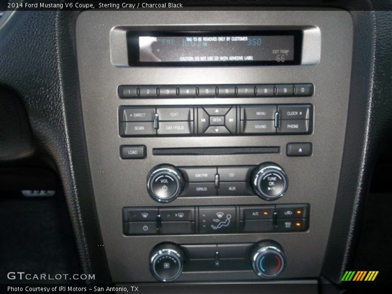 Sterling Gray / Charcoal Black 2014 Ford Mustang V6 Coupe