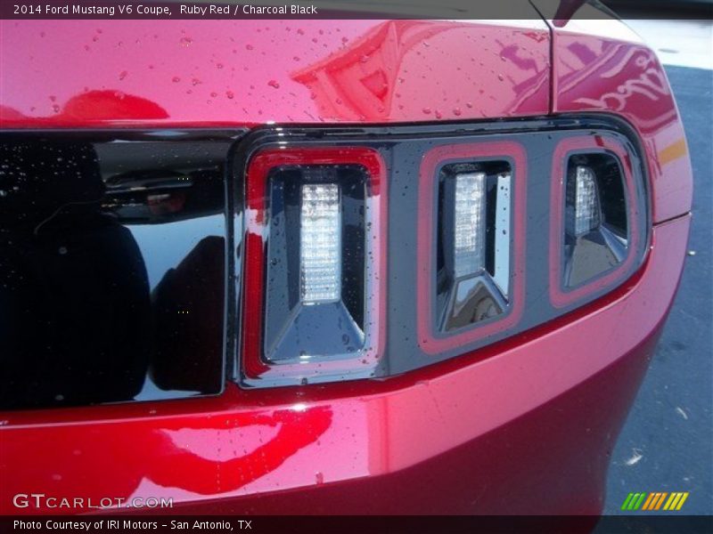 Ruby Red / Charcoal Black 2014 Ford Mustang V6 Coupe