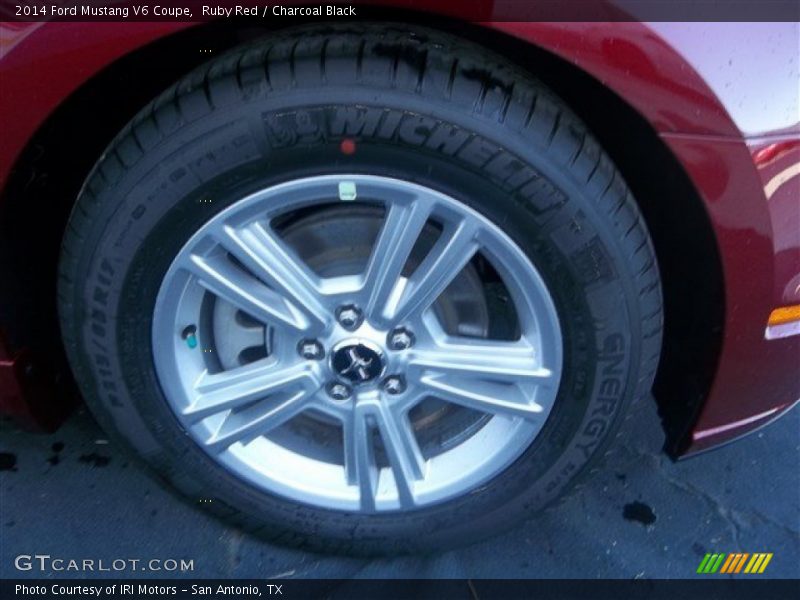 Ruby Red / Charcoal Black 2014 Ford Mustang V6 Coupe