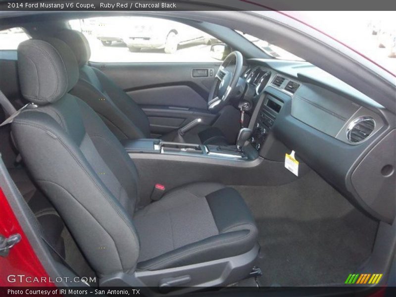 Ruby Red / Charcoal Black 2014 Ford Mustang V6 Coupe