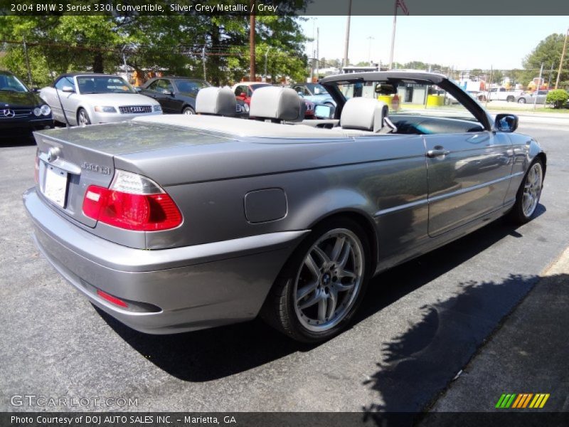 Silver Grey Metallic / Grey 2004 BMW 3 Series 330i Convertible