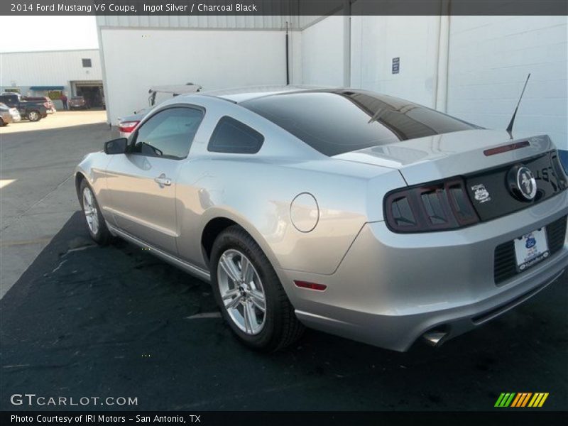 Ingot Silver / Charcoal Black 2014 Ford Mustang V6 Coupe