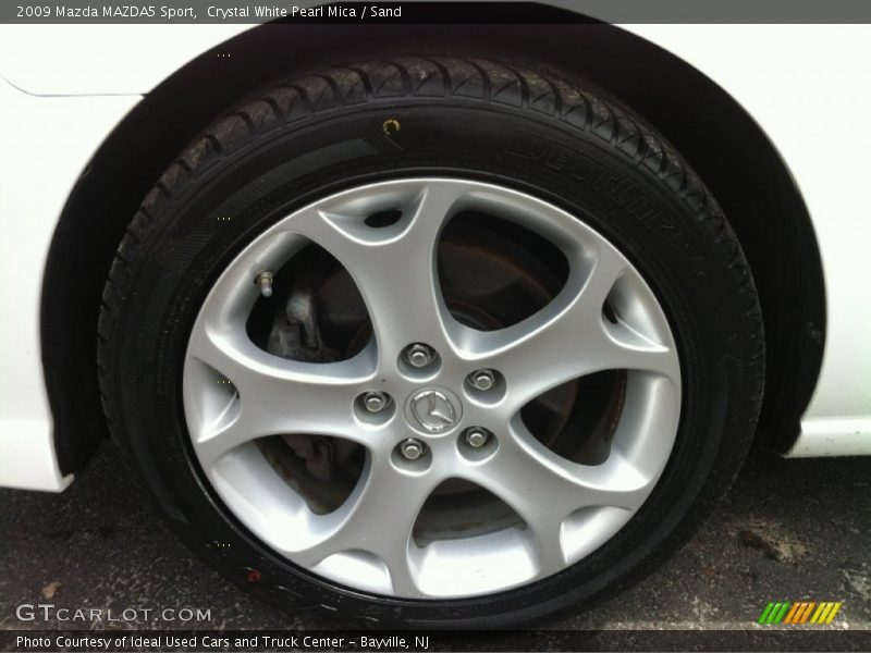 Crystal White Pearl Mica / Sand 2009 Mazda MAZDA5 Sport