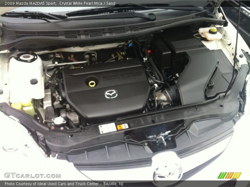 Crystal White Pearl Mica / Sand 2009 Mazda MAZDA5 Sport