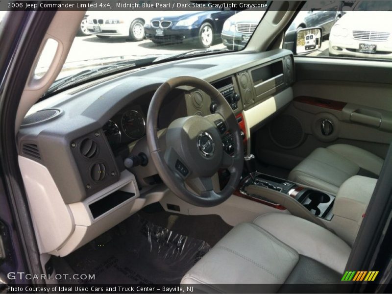 Midnight Blue Pearl / Dark Slate Gray/Light Graystone 2006 Jeep Commander Limited 4x4
