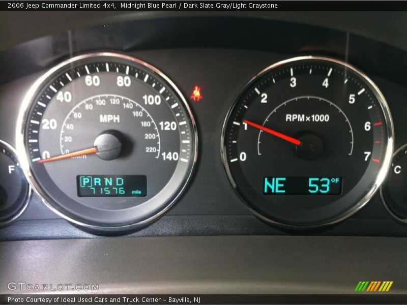 Midnight Blue Pearl / Dark Slate Gray/Light Graystone 2006 Jeep Commander Limited 4x4
