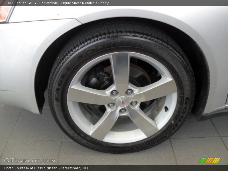 Liquid Silver Metallic / Ebony 2007 Pontiac G6 GT Convertible