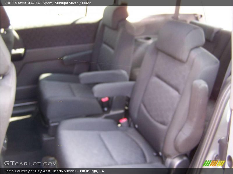 Sunlight Silver / Black 2008 Mazda MAZDA5 Sport
