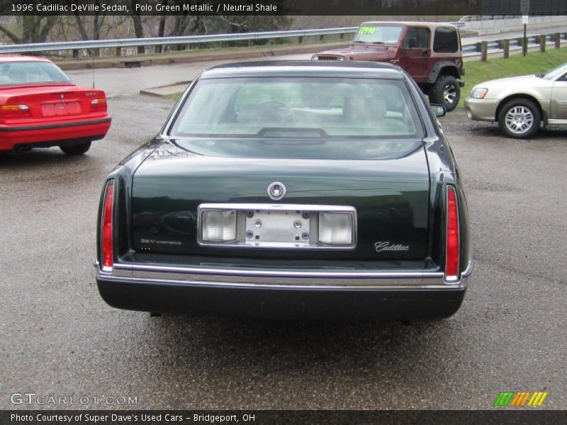 Polo Green Metallic / Neutral Shale 1996 Cadillac DeVille Sedan