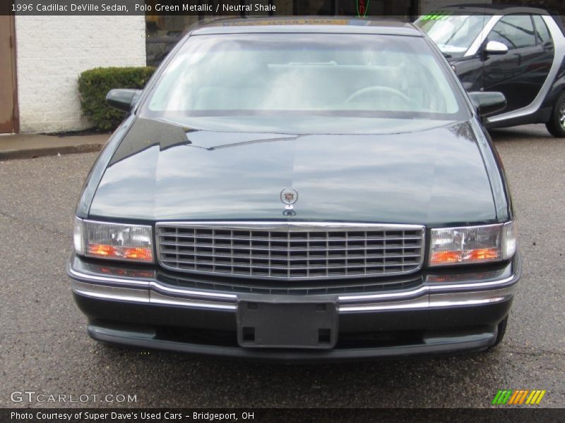 Polo Green Metallic / Neutral Shale 1996 Cadillac DeVille Sedan