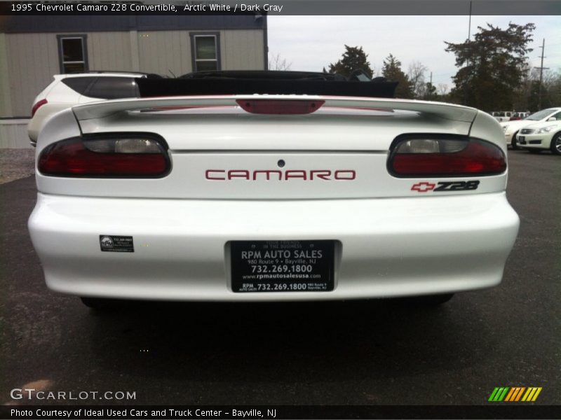 Arctic White / Dark Gray 1995 Chevrolet Camaro Z28 Convertible