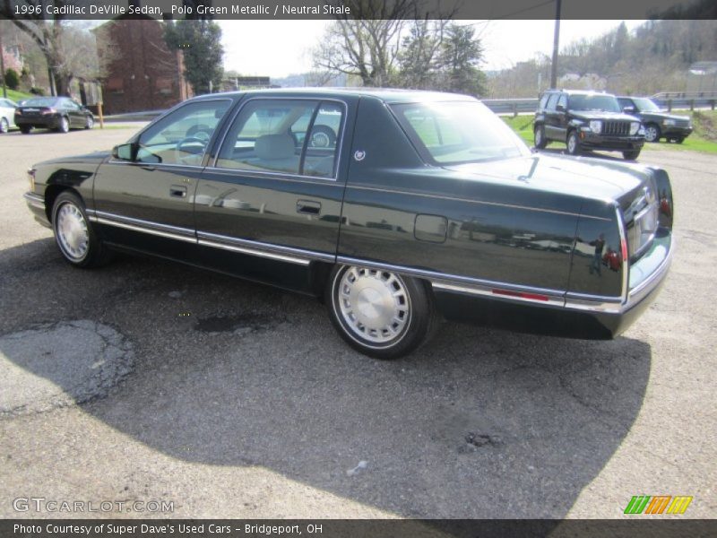 Polo Green Metallic / Neutral Shale 1996 Cadillac DeVille Sedan