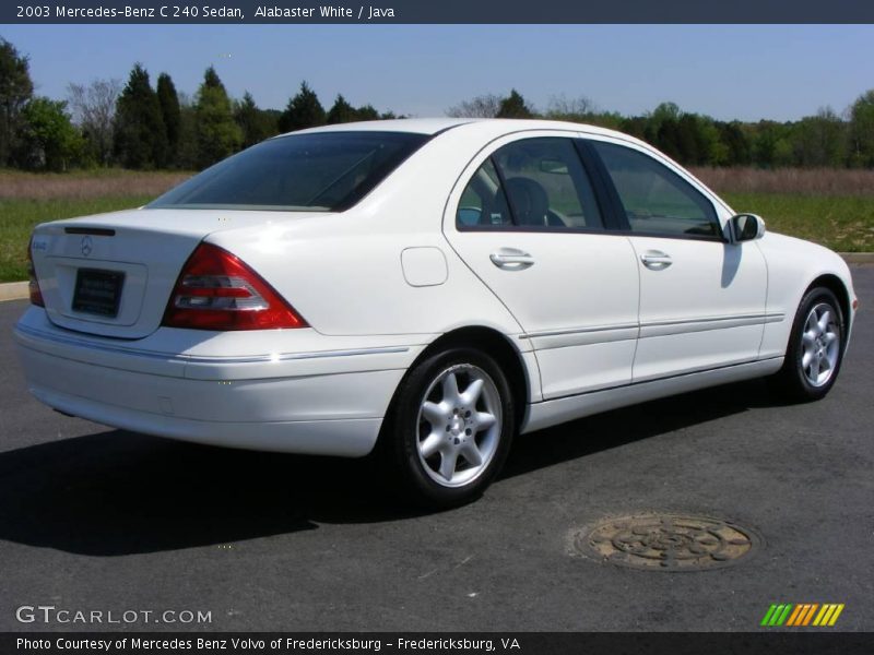 Alabaster White / Java 2003 Mercedes-Benz C 240 Sedan