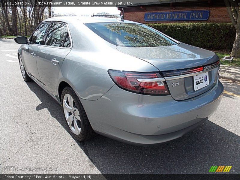 Granite Grey Metallic / Jet Black 2011 Saab 9-5 Turbo4 Premium Sedan