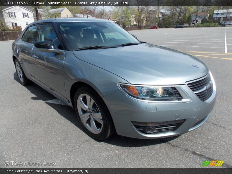 Granite Grey Metallic / Jet Black 2011 Saab 9-5 Turbo4 Premium Sedan