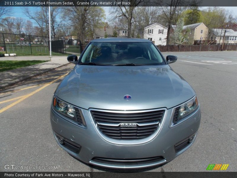 Granite Grey Metallic / Jet Black 2011 Saab 9-5 Turbo4 Premium Sedan